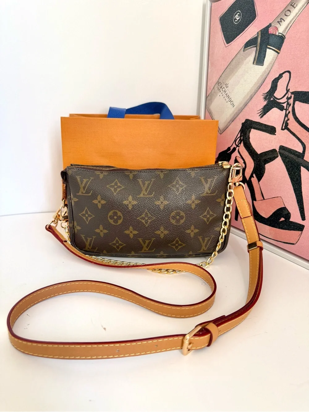 Louis Vuitton Pochette Accessories Monogram 🌟 - Picture 3 of 15